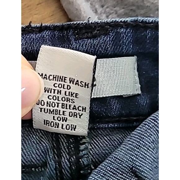 Refuge Women’s Denim Overalls – Size 6 – Distressed Stretch Y2K Festival Style - Picture 10 of 10